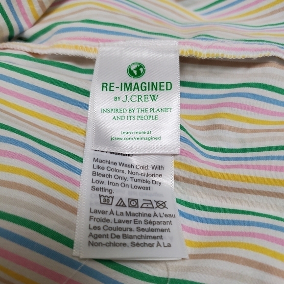 J. Crew Re-imagined Ruffle neck/sleeve Top 2 - Picture 4 of 5